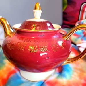 Vintage Homer Laughlin Lady Stratford Eggshell Nautilus Teapot Tea Pot